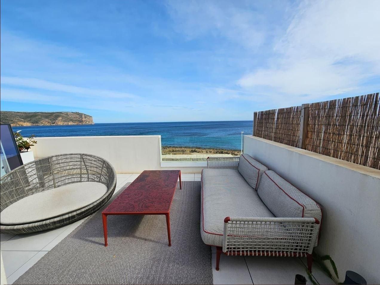 Terrace of Attic to rent in Jávea / Xàbia  with Air Conditioner, Private garden and Terrace