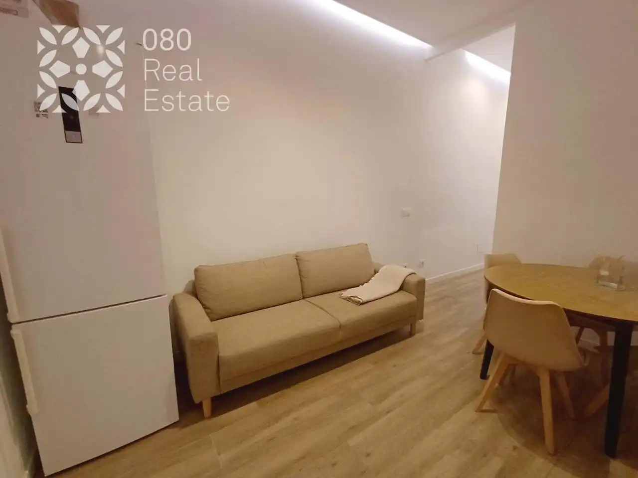 Sala de estar de Piso de alquiler en Barcelona con Parquet, Amueblado y Balcón