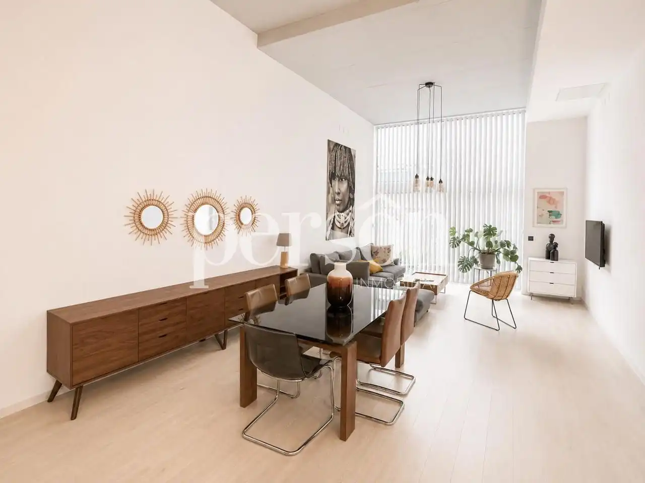 Sala d'estar de Planta baixa en venda en Valencia amb Aire condicionat, Terrassa i Moblat