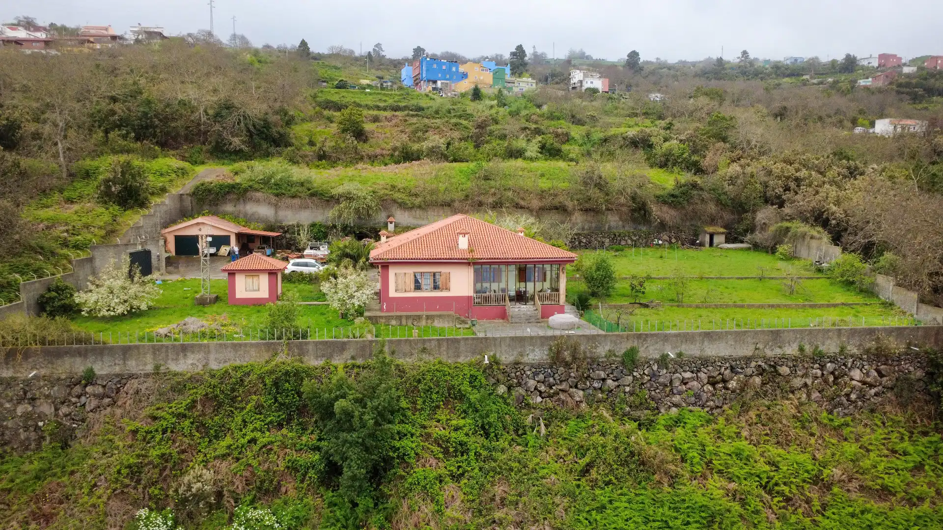 Exterior view of Houses for sale in La Orotava  with Terrace, Storage room and Furnished