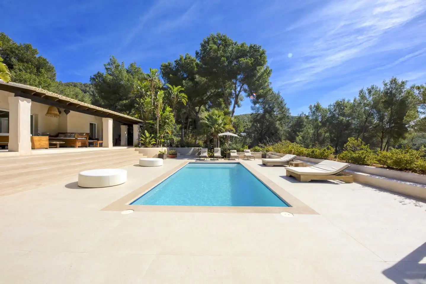 Garden of Houses for rent in Sant Josep de sa Talaia  with Private garden, Terrace and Swimming Pool