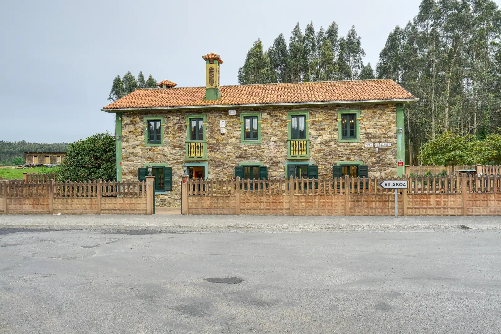 Vista exterior de Finca rústica en venta en Valdoviño con Calefacción, Jardín privado y Parquet
