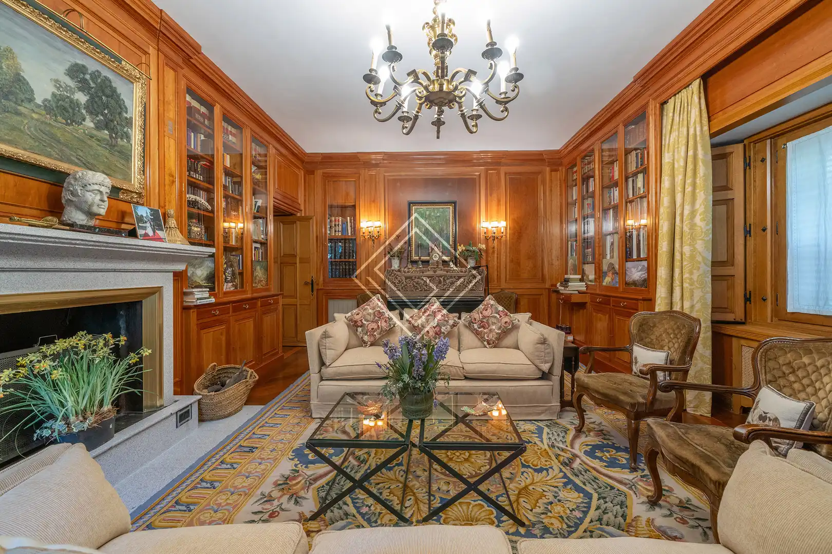Sala de estar de Casa o chalet en venta en Madrid con Calefacción, Jardín privado y Terraza