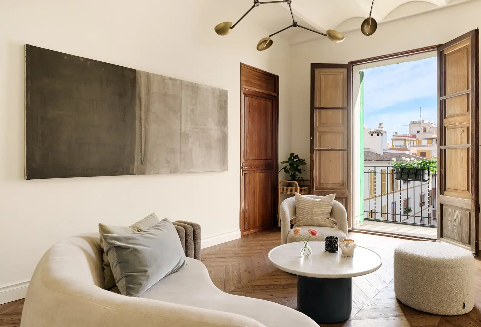 Living room of Flat for sale in  Palma de Mallorca  with Air Conditioner, Heating and Terrace