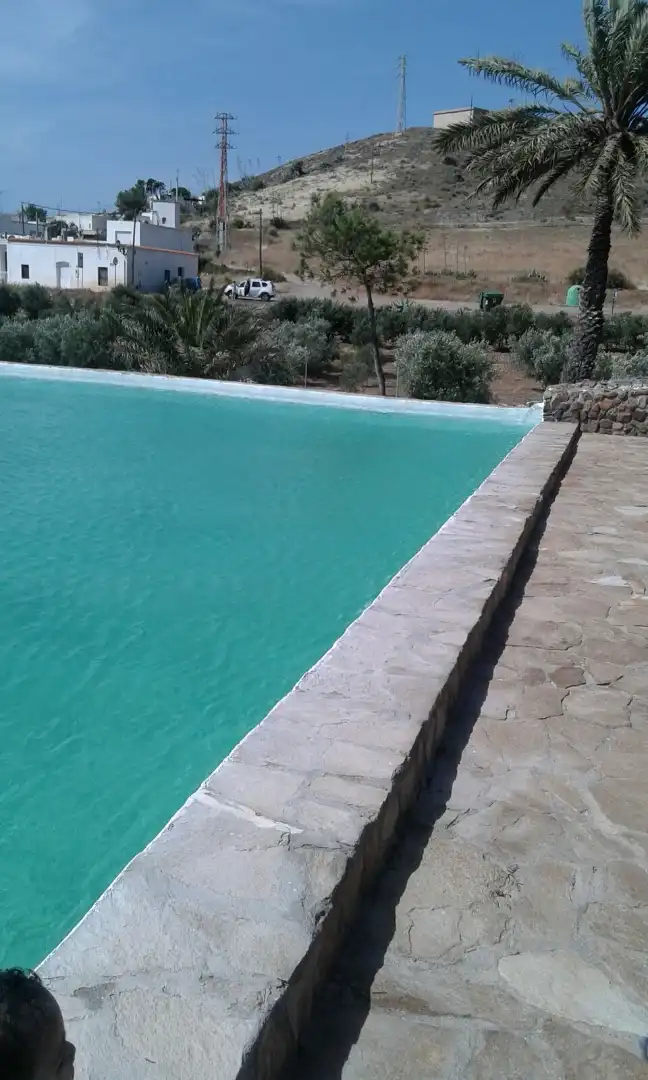 Piscina de Finca rústica en venta en Níjar con Aire acondicionado, Calefacción y Jardín privado