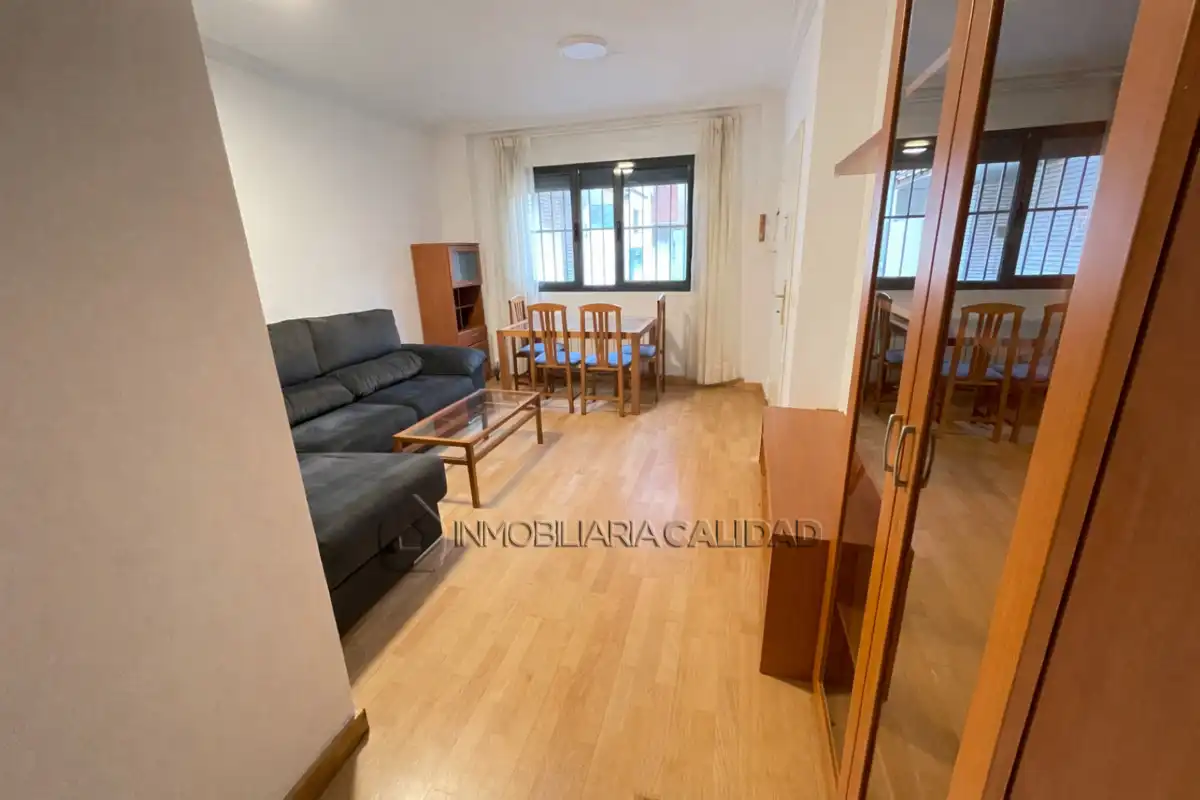 Living room of Flat for rent in Burgos  with Heating, Terrace and Storage room