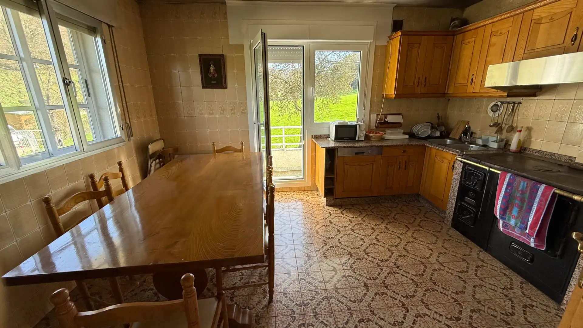 Cocina de Casa o chalet en venta en Becerreá con Amueblado