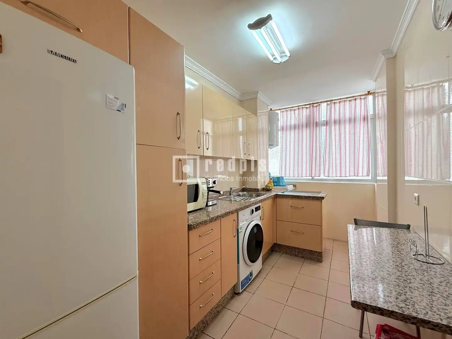 Küche von Wohnung zur Miete in Málaga mit Klimaanlage, Terrasse und Möbliert