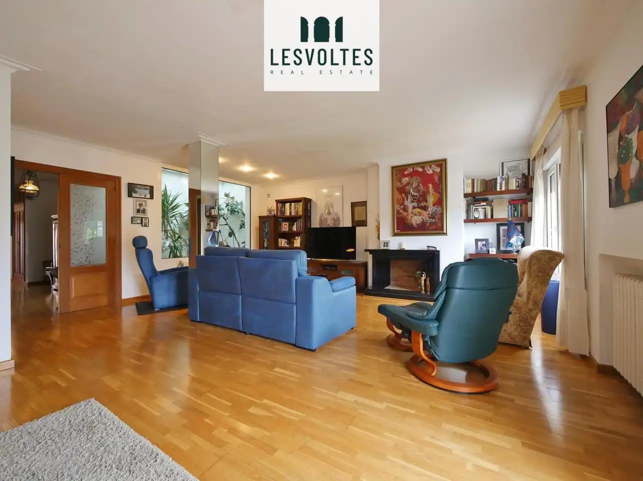 Sala de estar de Casa o chalet en venta en Palafrugell con Calefacción, Jardín privado y Parquet