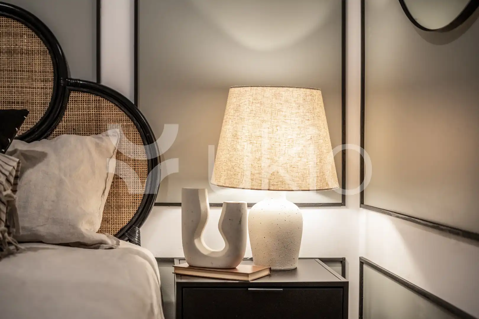 Schlafzimmer von Wohnungen zur Miete in Madrid mit Klimaanlage, Heizung und Möbliert