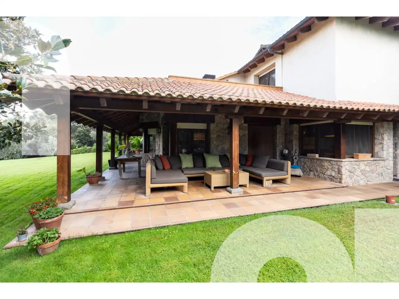 Terraza de Casa o chalet de alquiler en Santa Eulàlia de Ronçana con Calefacción, Jardín privado y Terraza