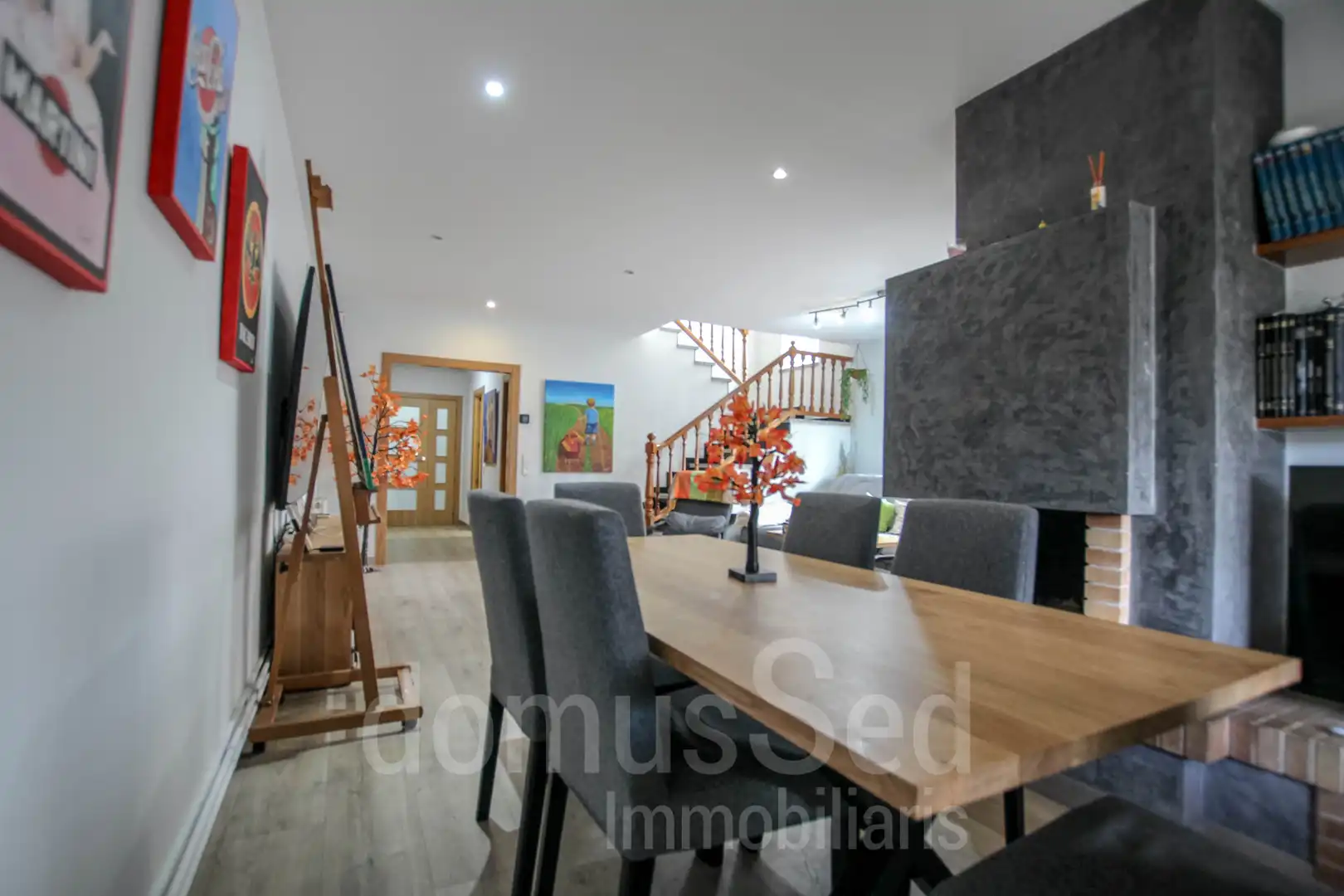 Dining room of Detached homes for sale in El Masnou  with Air Conditioner, Heating and Terrace