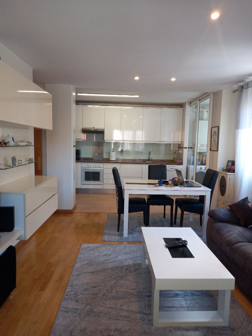 Kitchen of Flat for sale in Gijón   with Heating, Private garden and Parquet flooring