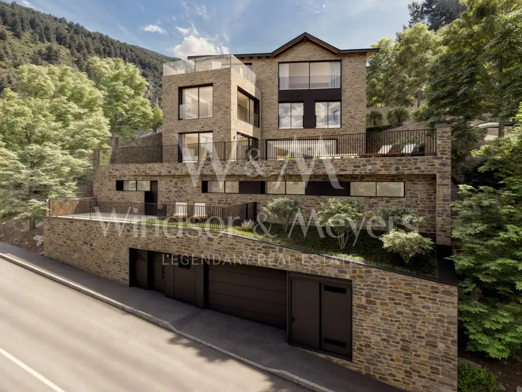 Vista exterior de Casa o chalet en venta en Encamp con Jardín privado, Terraza y Domótica