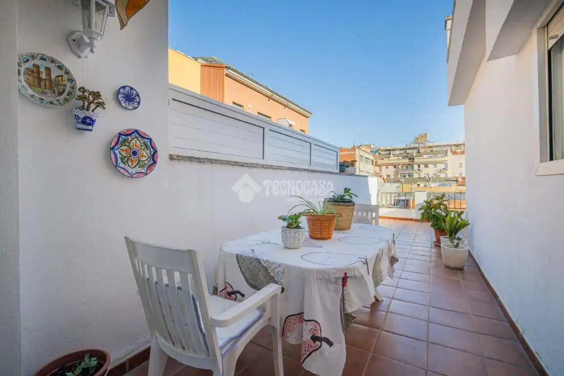 Terrasse von Einfamilien-Reihenhaus zum Verkauf in Terrassa mit Terrasse