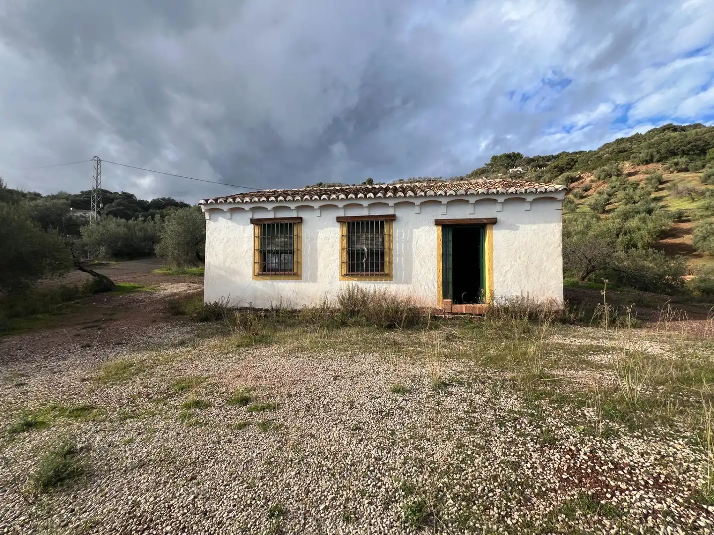 Vista exterior de Casa o xalet en venda en Riogordo