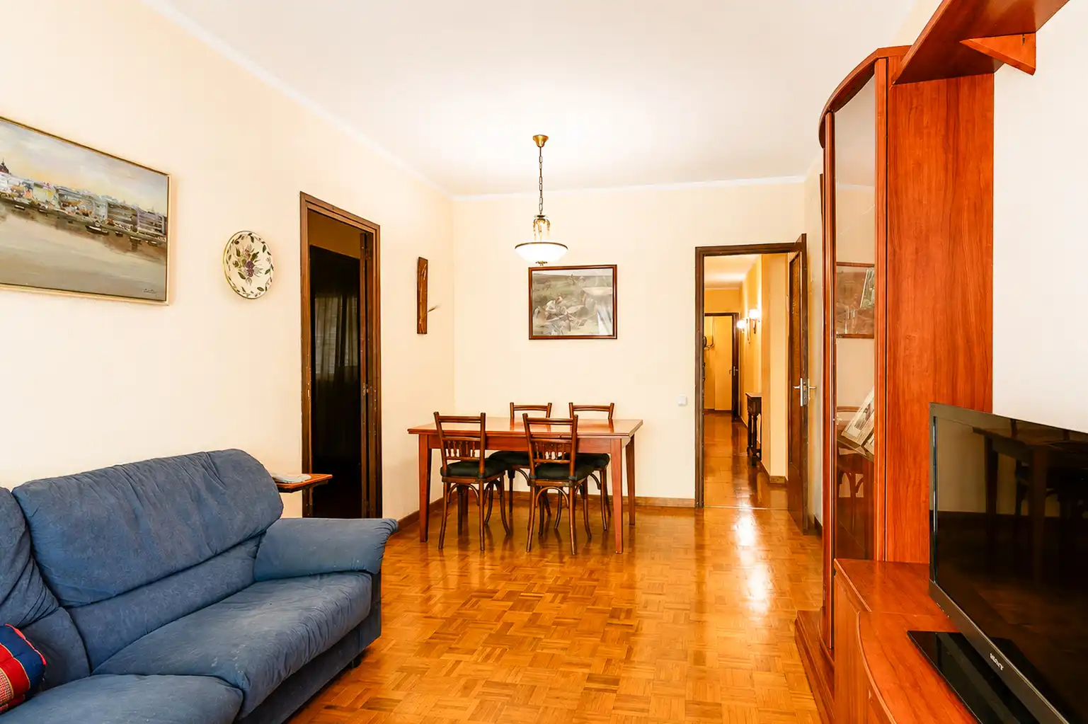 Sala de estar de Piso en venta en Barcelona con Calefacción