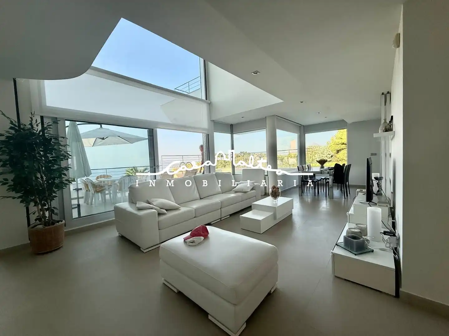 Sala d'estar de Casa o xalet de lloguer en Altea amb Aire condicionat, Calefacció i Jardí privat
