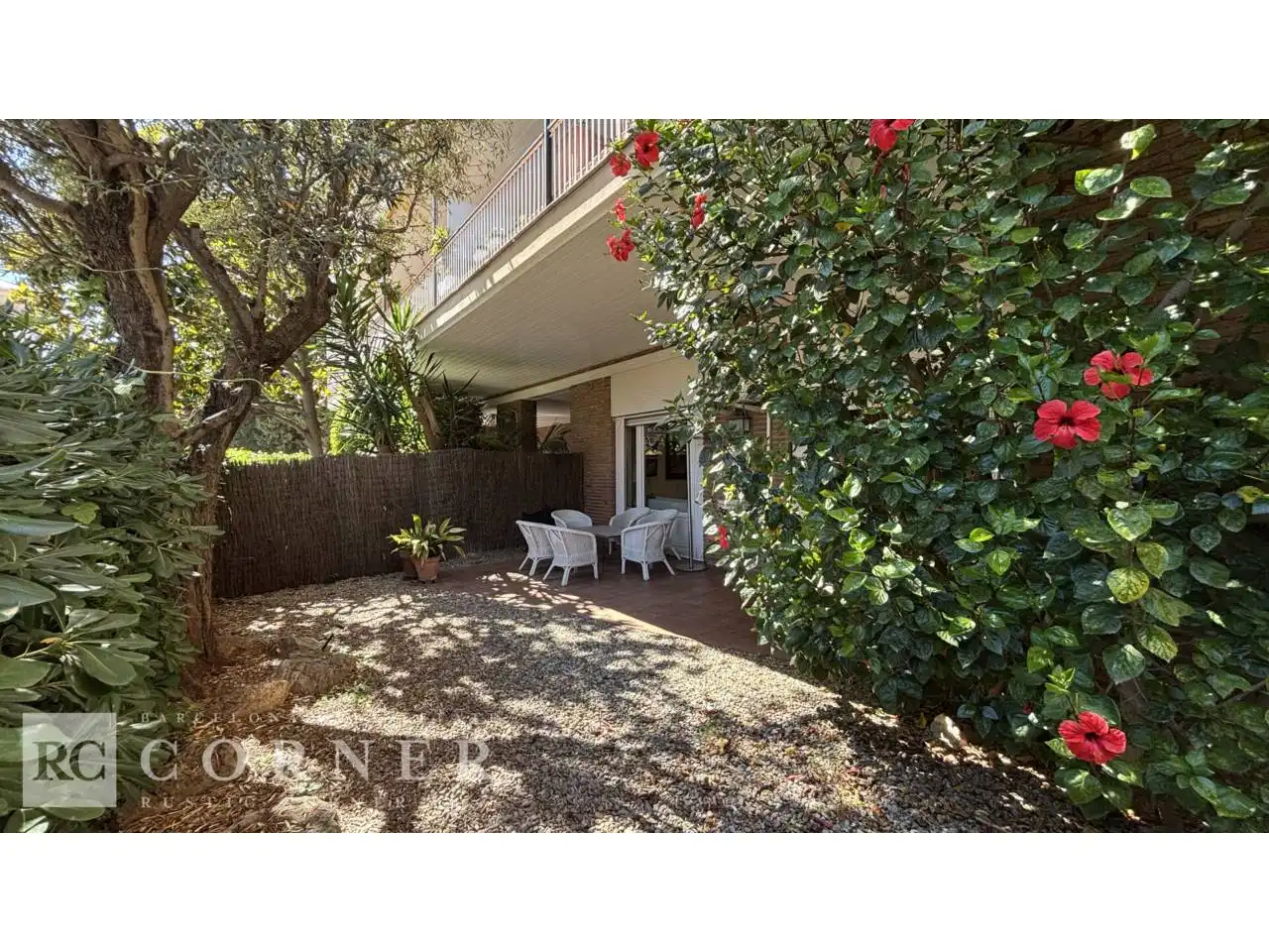 Garten von Wohnung zur Miete in Barcelona mit Klimaanlage, Heizung und Privatgarten