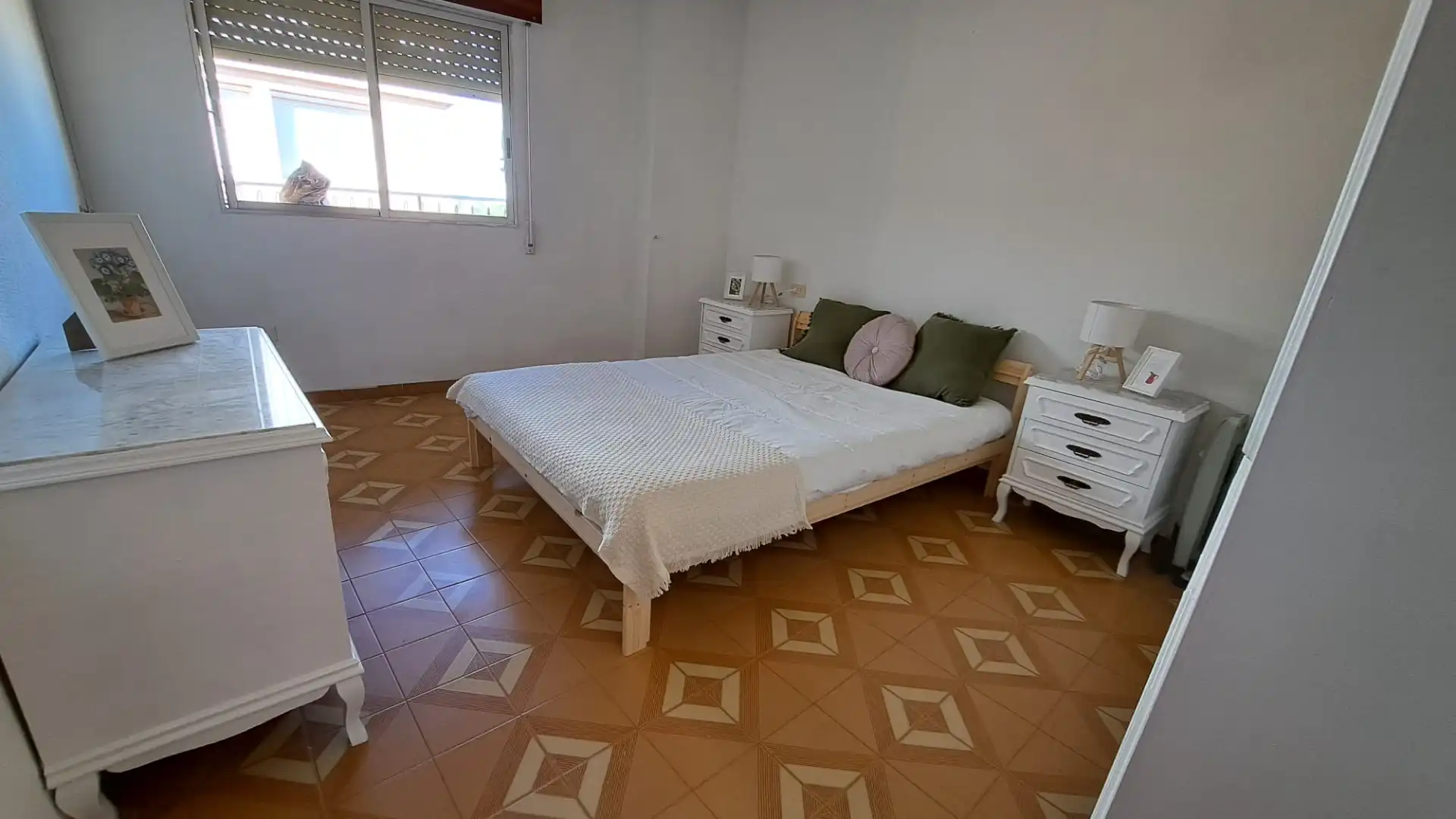 Bedroom of Flat for rent in Murcia  with Air Conditioner, Heating and Terrace