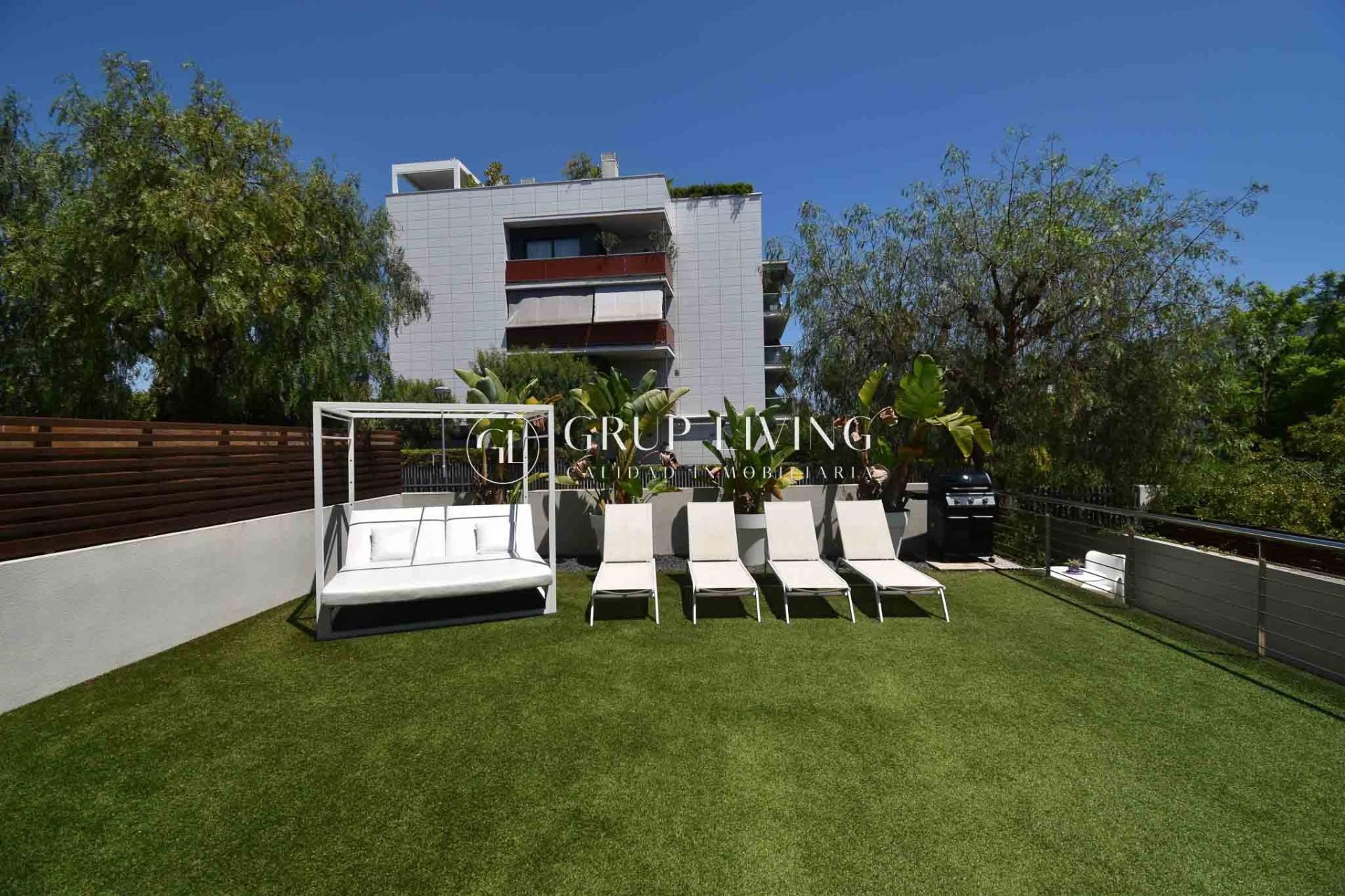 Garden of Flat for sale in Sitges  with Air Conditioner, Heating and Private garden