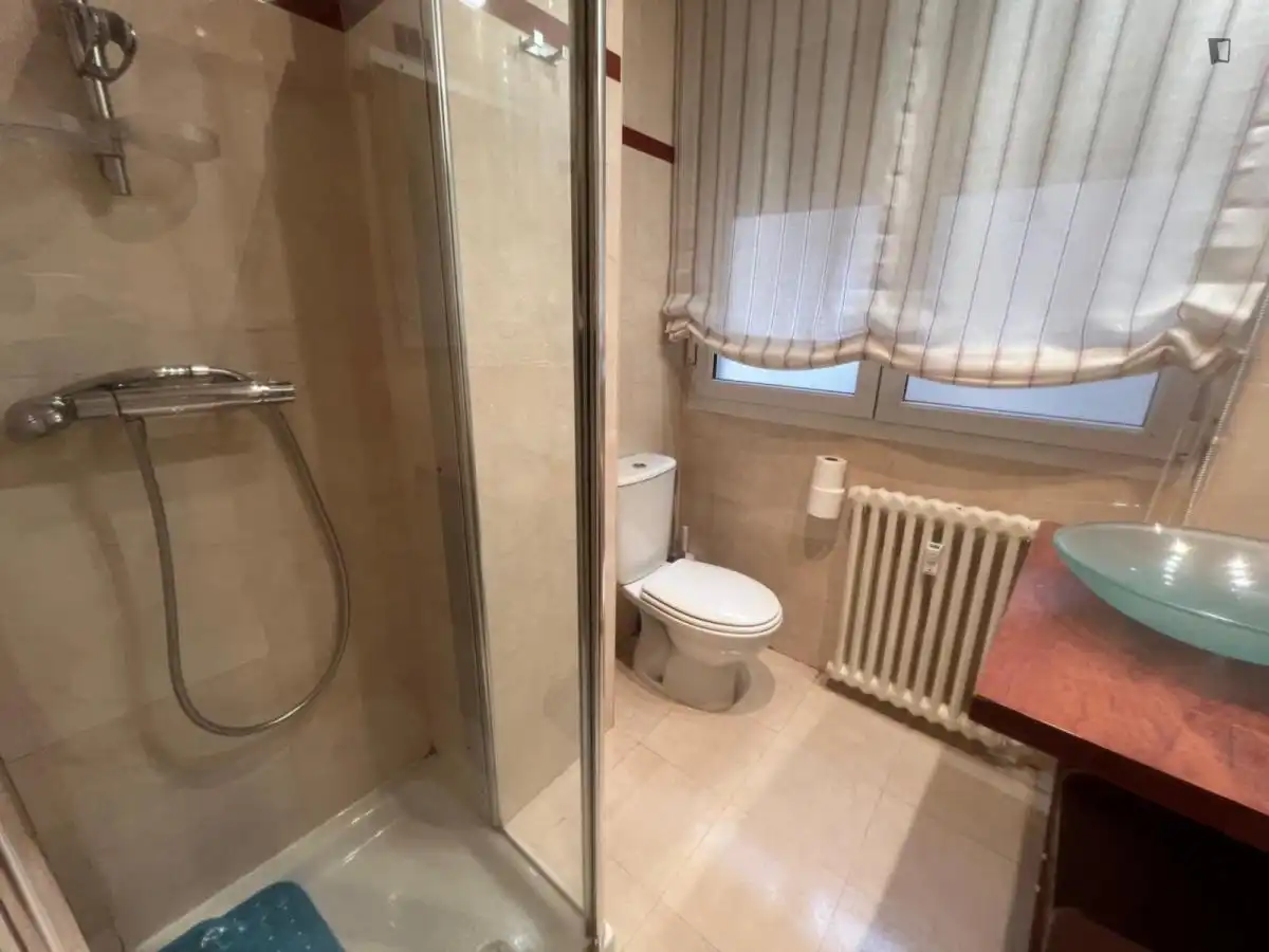 Bathroom of Apartments for share in Burgos  with Furnished, Oven and Washing machine