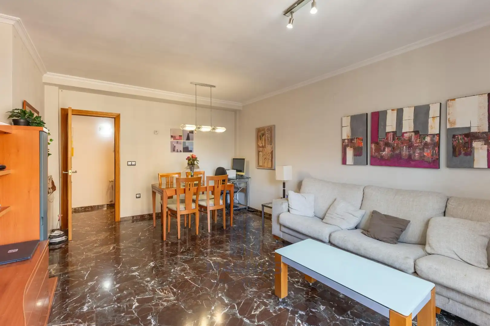 Sala de estar de Piso en venta en Valencia con Aire acondicionado, Calefacción y Balcón