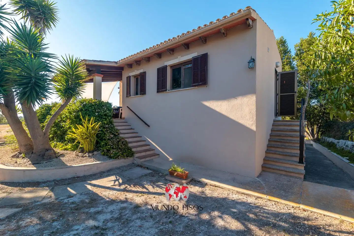 Vista exterior de Finca rústica en venta en Montuïri con Jardín privado, Terraza y Piscina