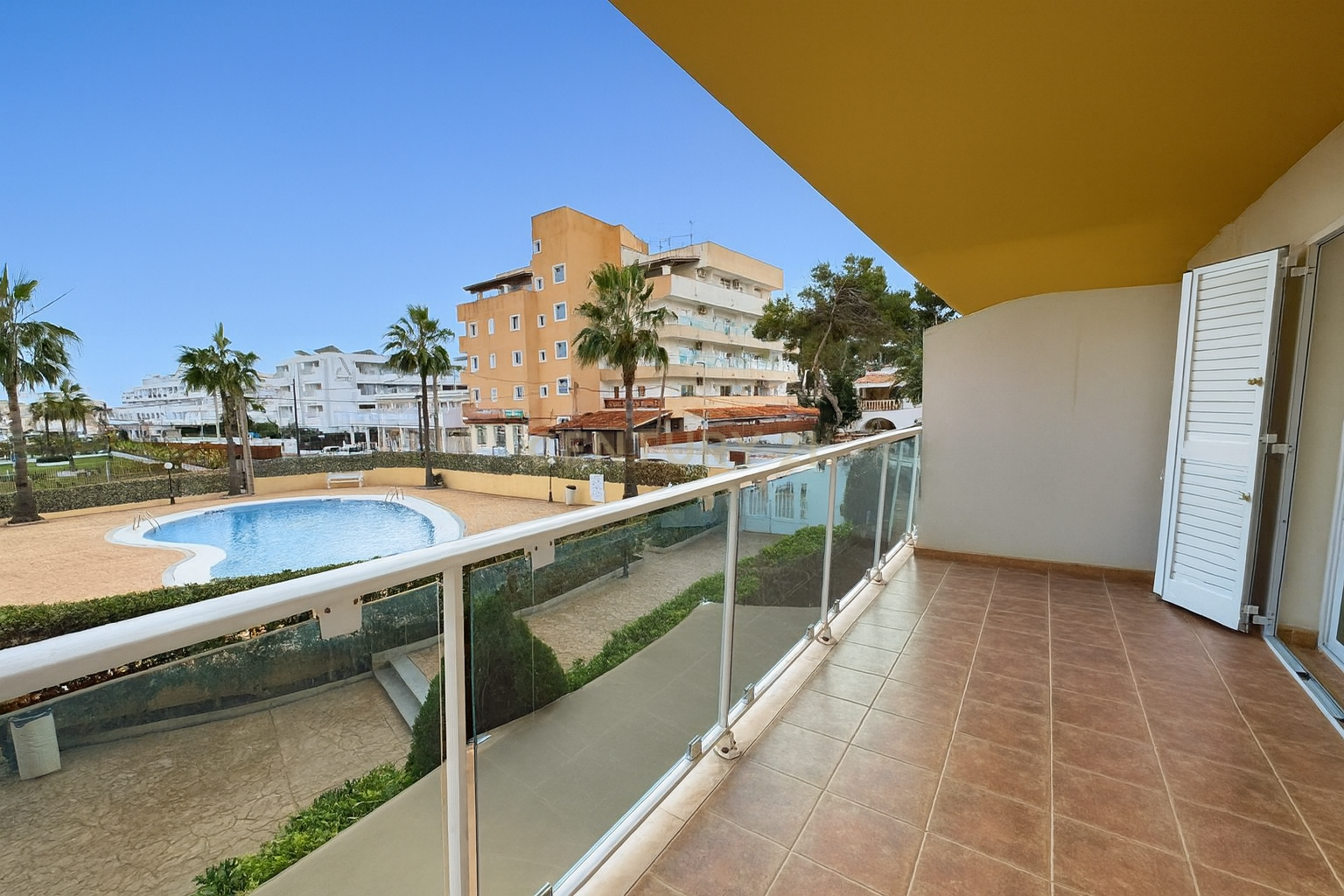 Piscina de Apartament en venda en Santa Eulària des Riu amb Balcó i Piscina comunitària