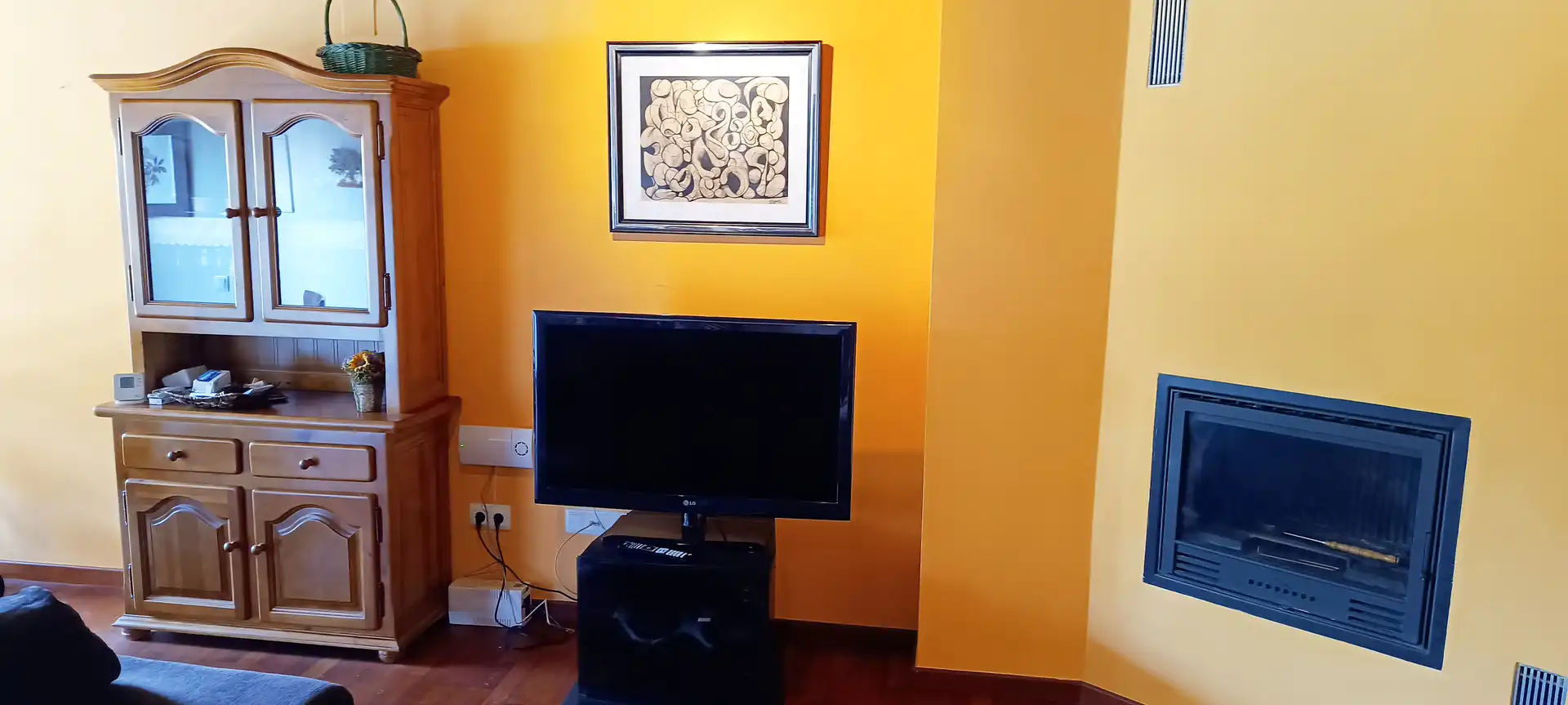 Living room of Detached homes for sale in Sort  with Heating, Parquet flooring and Terrace