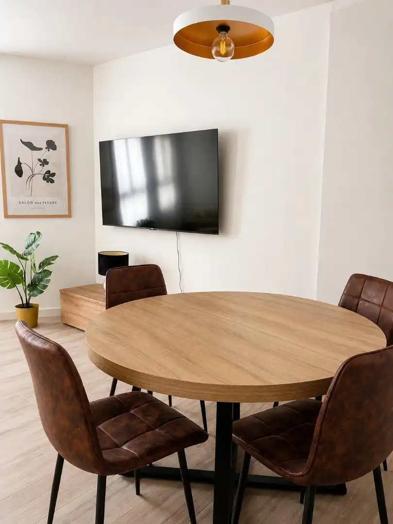 Dining room of Flat for rent in Fuengirola  with Air Conditioner, Furnished and Washing machine
