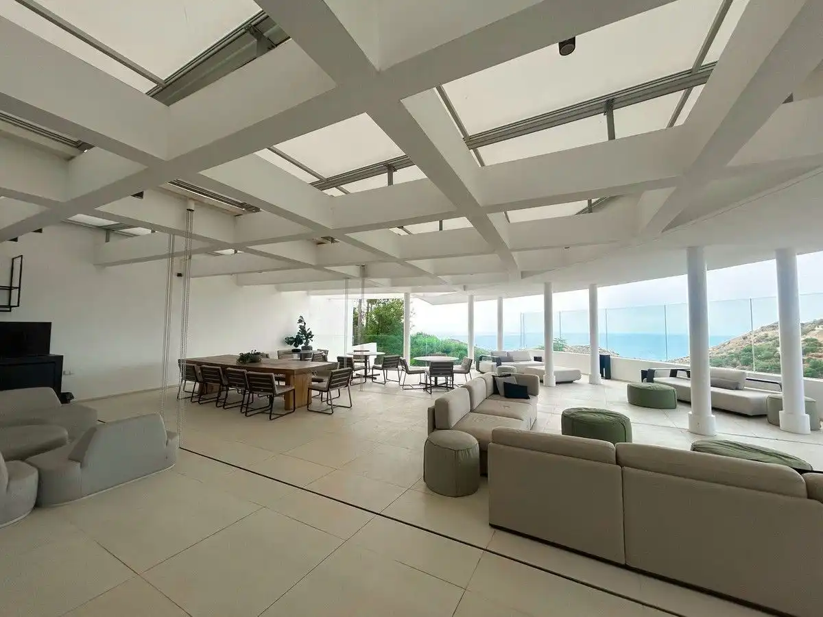 Sala de estar de Apartamento de alquiler en Ojén con Aire acondicionado, Calefacción y Terraza