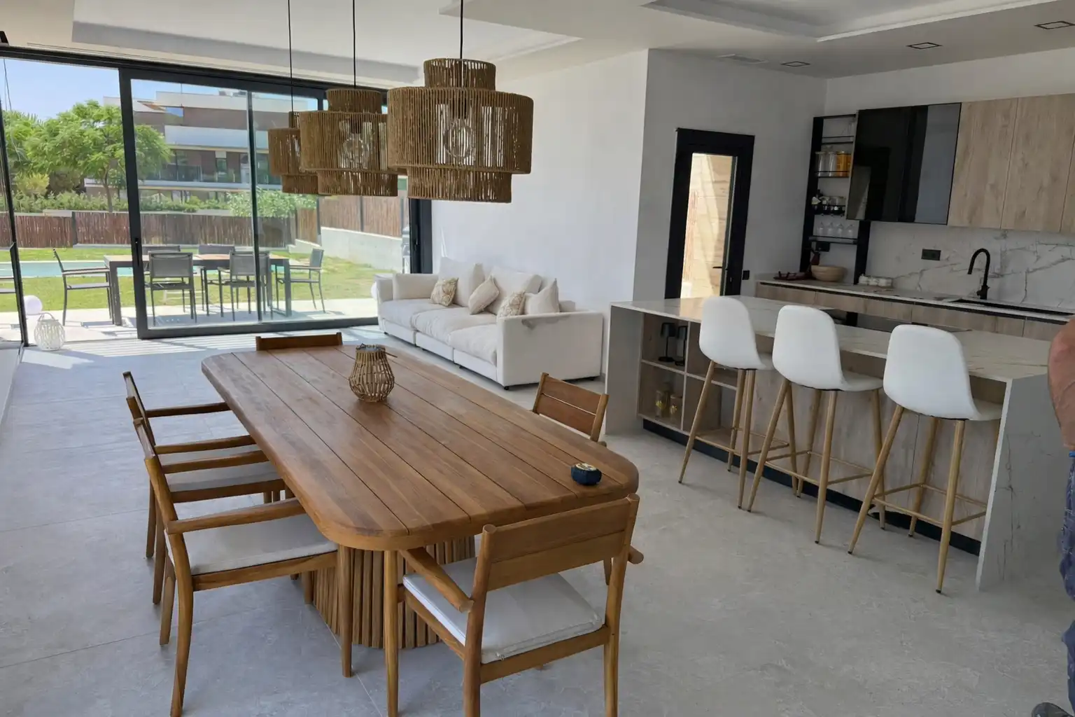 Casa aparellada amb piscina en venda a Sant Pol, imagen 5