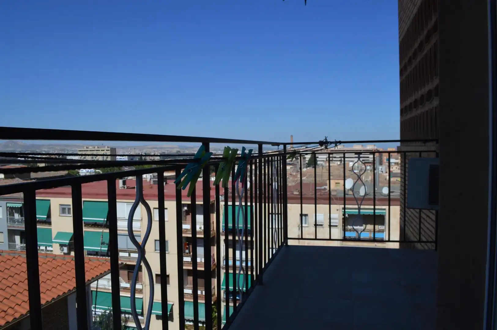 Balcony of Flat for rent in Granada  with Air Conditioner, Furnished and Balcony