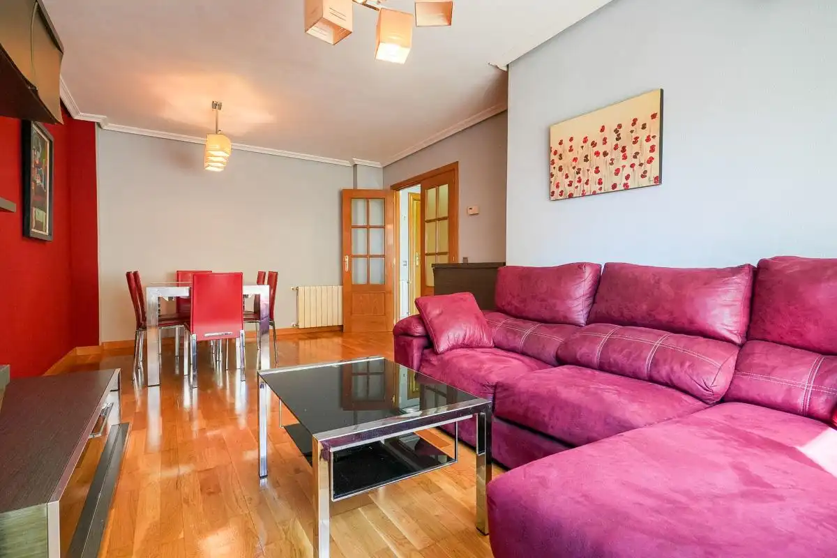 Sala d'estar de Pis de lloguer en Madrid amb Aire condicionat, Calefacció i Terrassa