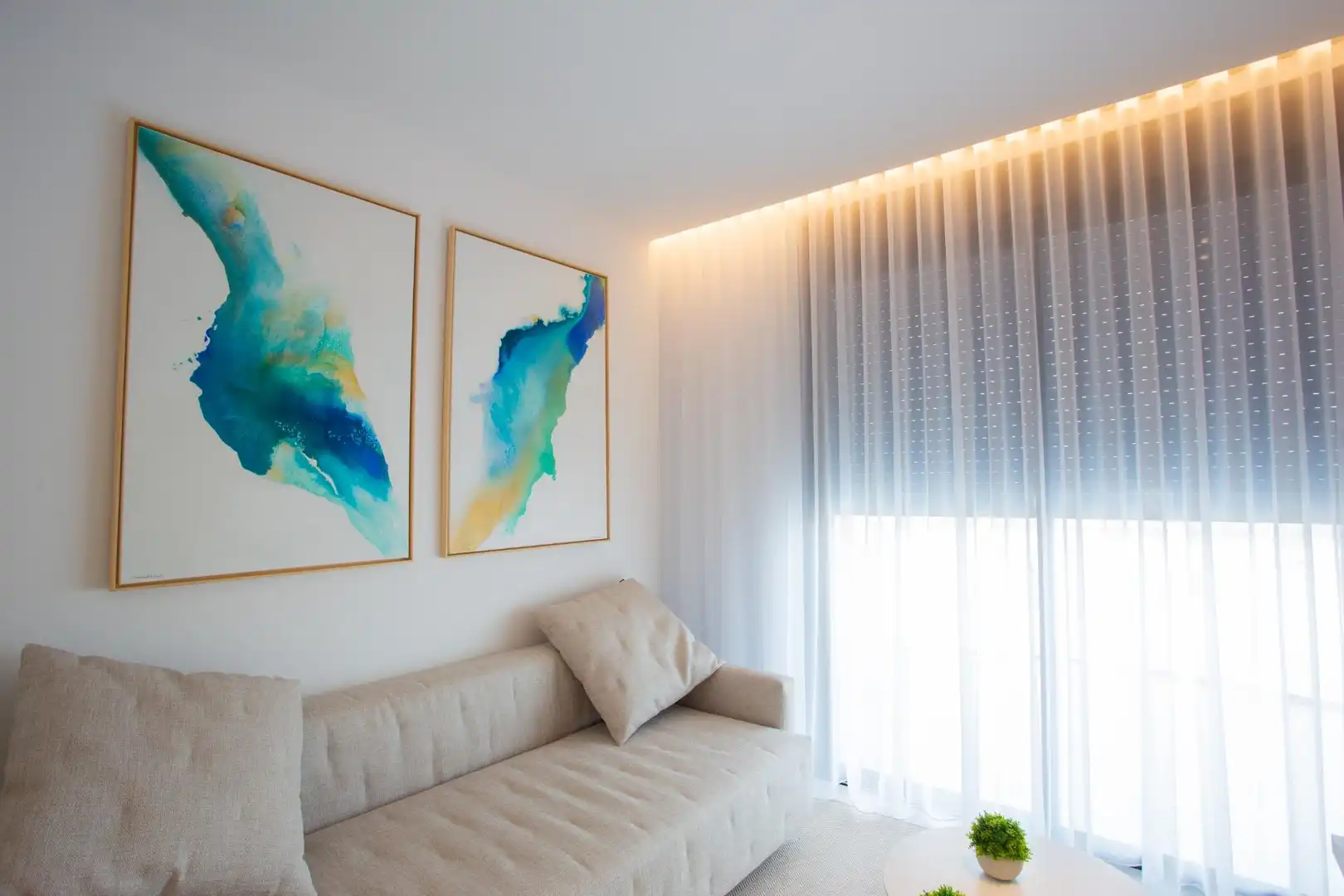 Wohnzimmer von Wohnungen zum Verkauf in La Manga del Mar Menor mit Terrasse, Möbliert und Whirlpool
