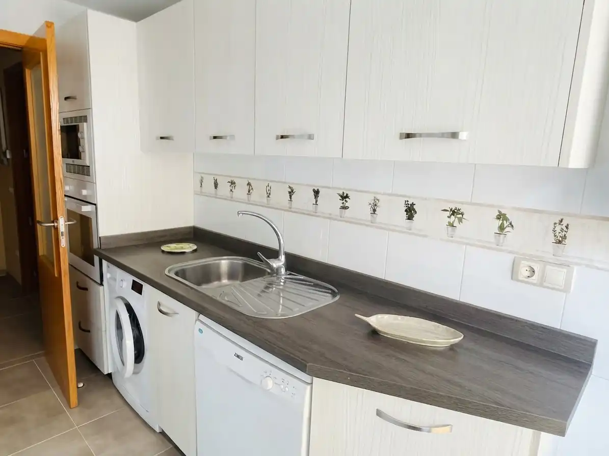 Cocina de Piso en venta en Torrox con Terraza, Amueblado y Piscina comunitaria