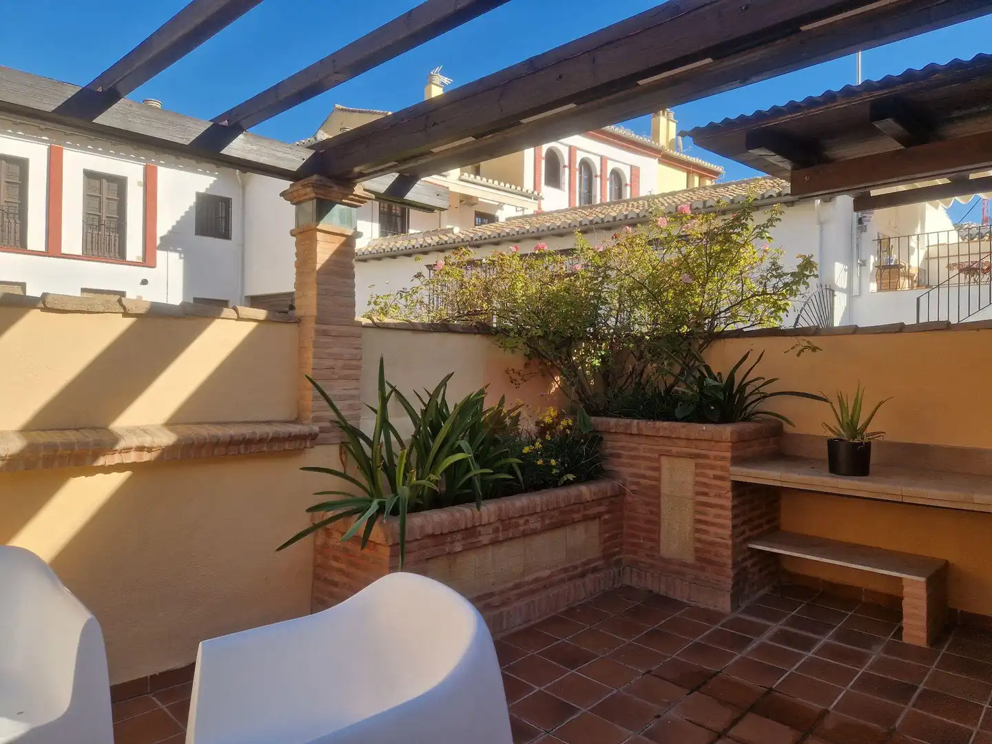 Terrace of Attic for rent in Granada  with Air Conditioner, Heating and Terrace