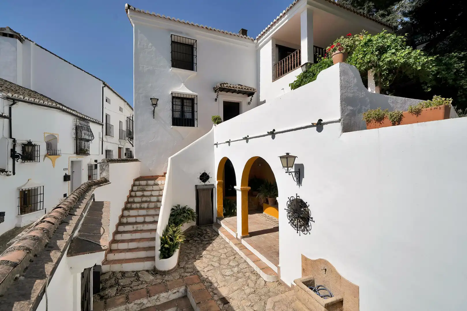 Vista exterior de Casa o chalet en venta en Ronda con Calefacción, Jardín privado y Terraza