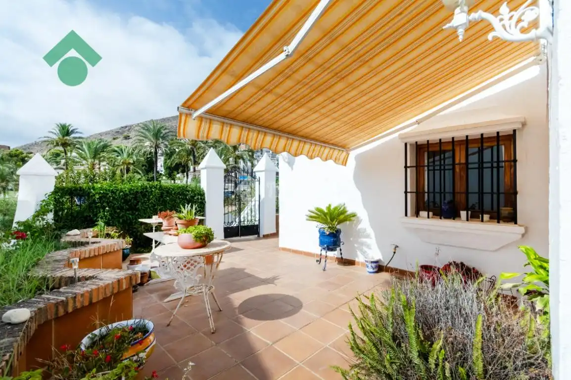 Terraza de Casa adosada en venta en Nerja con Jardín privado