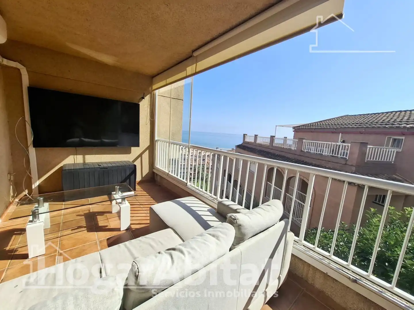 Balcony of Flat for sale in Cullera  with Air Conditioner, Heating and Terrace