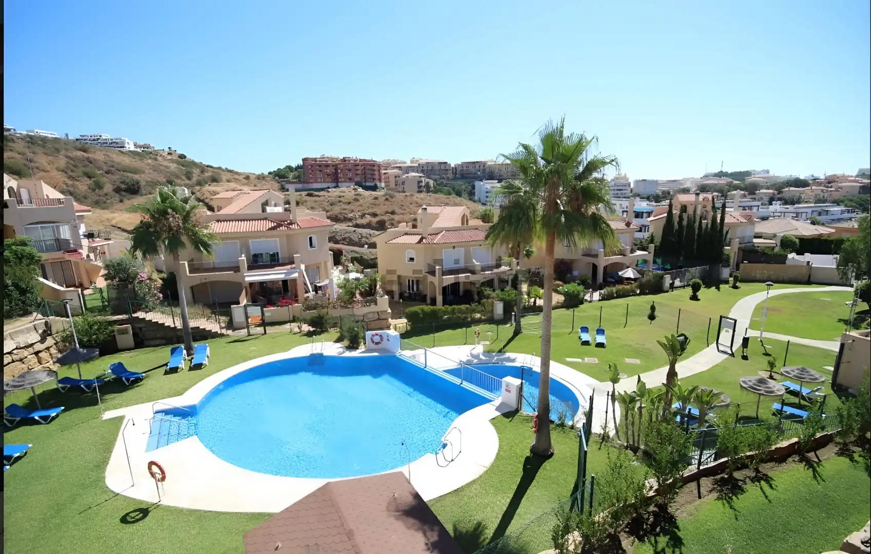 Swimming pool of Houses for rent in Mijas  with Air Conditioner, Terrace and Furnished