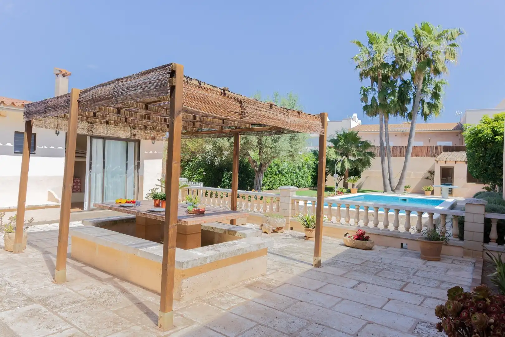 Terraza de Casa o chalet en venta en Ses Salines con Aire acondicionado, Calefacción y Jardín privado