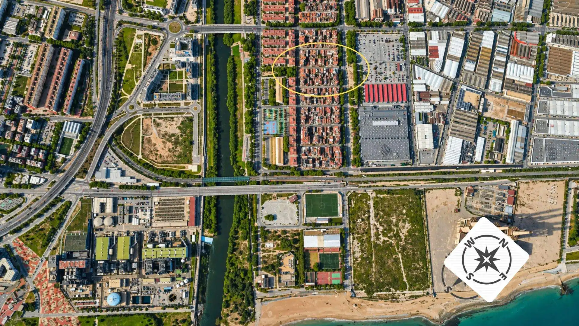 Vista exterior de Local en venda en Sant Adrià de Besòs