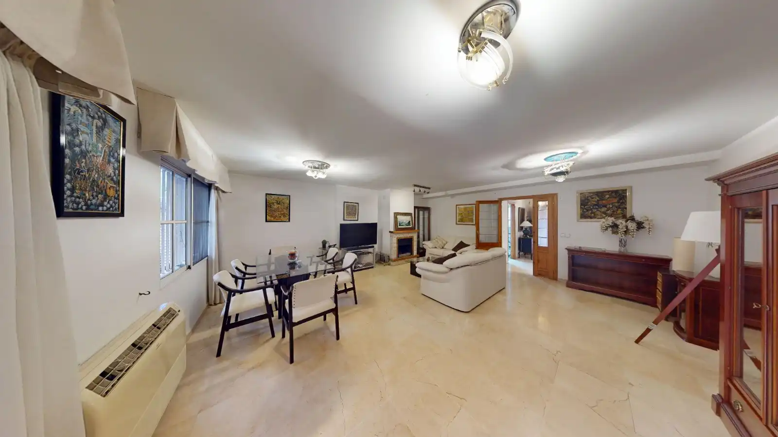 Living room of Detached homes for sale in Alicante / Alacant  with Air Conditioner, Heating and Private garden