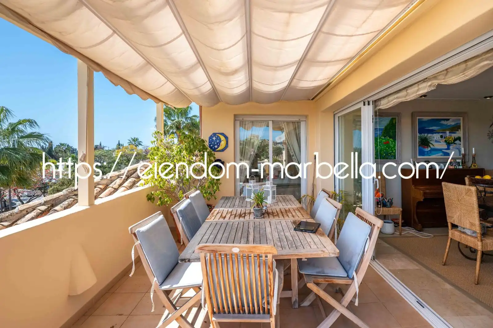 Terrasse von Maisonette zum Verkauf in Marbella mit Klimaanlage, Terrasse und Abstellraum