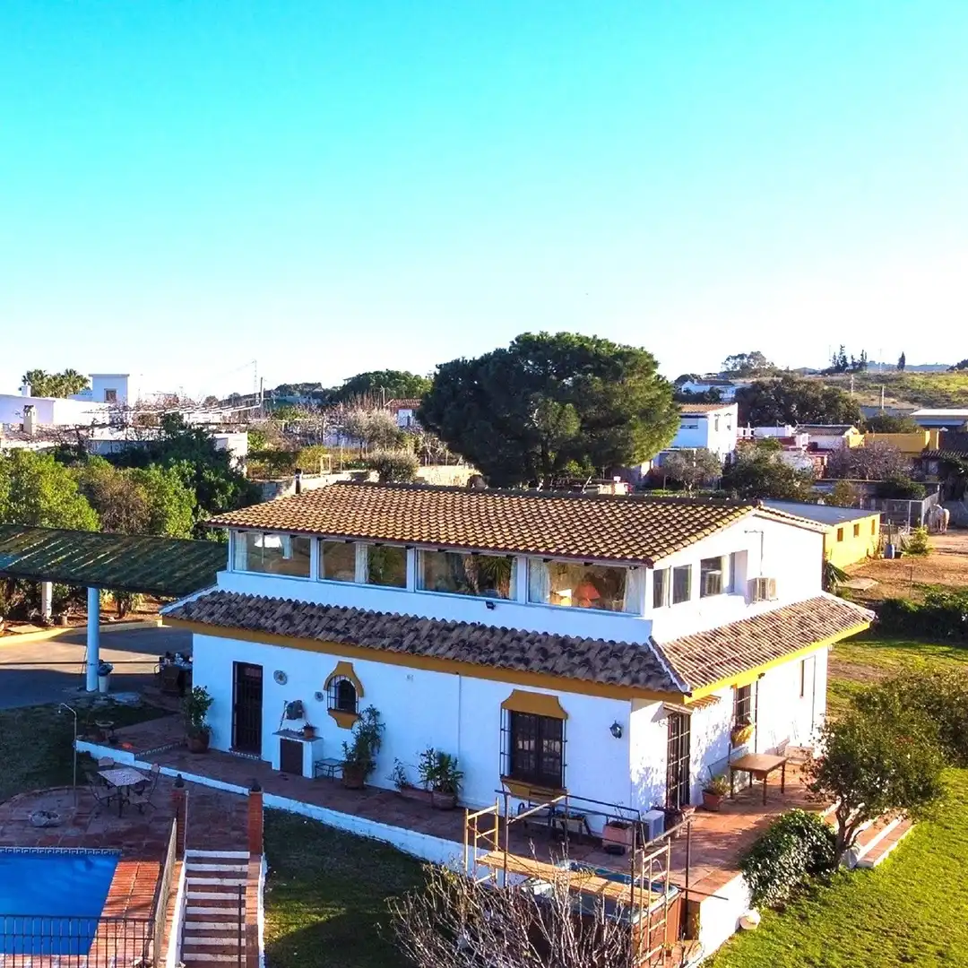 Vista exterior de Finca rústica en venda en Mijas amb Terrassa, Traster i Piscina