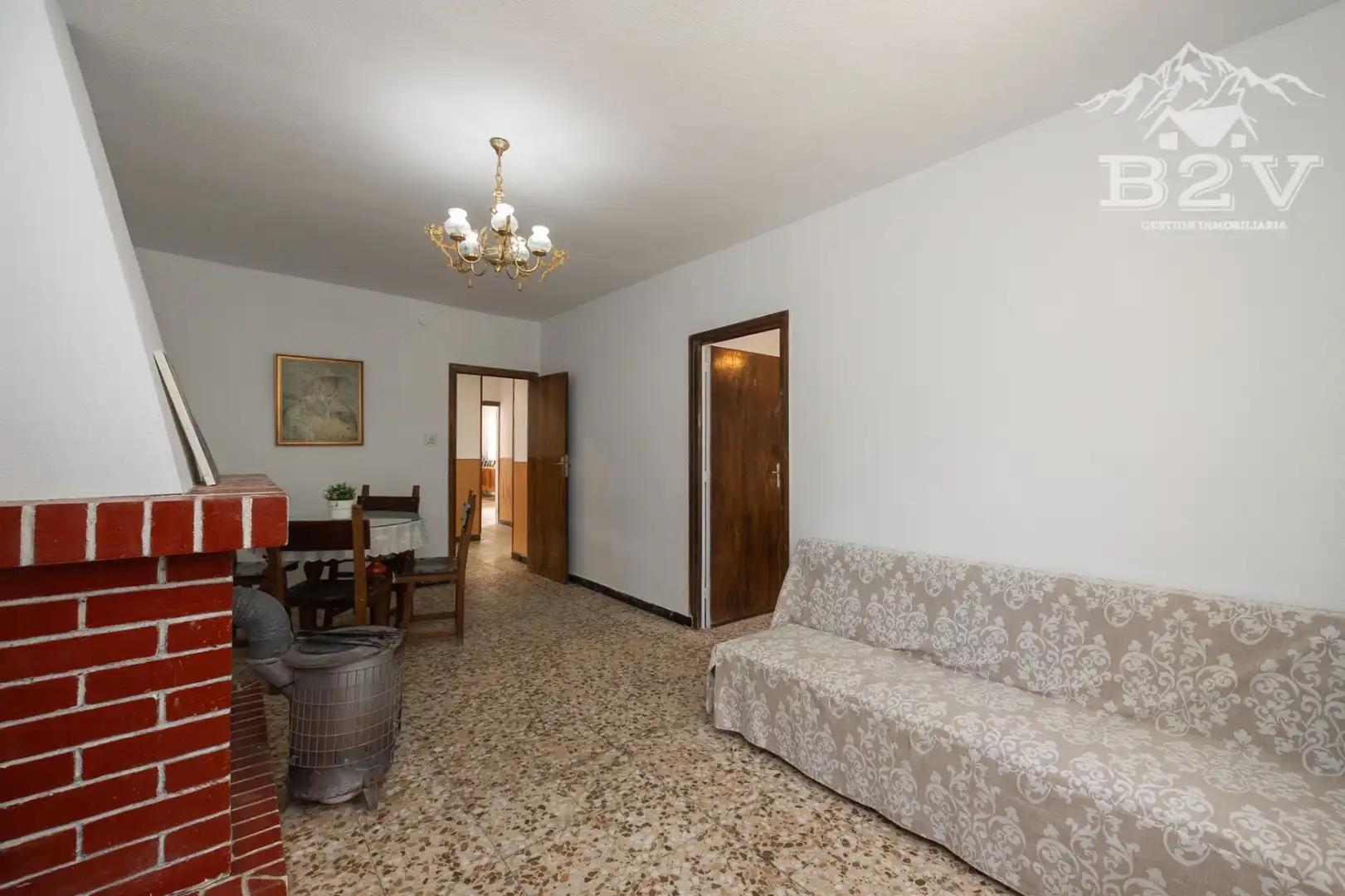 Sala d'estar de Casa o xalet en venda en Robregordo amb Calefacció i Traster