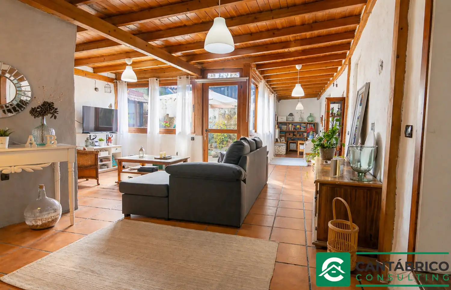 Sala de estar de Casa adosada en venta en Guía de Isora