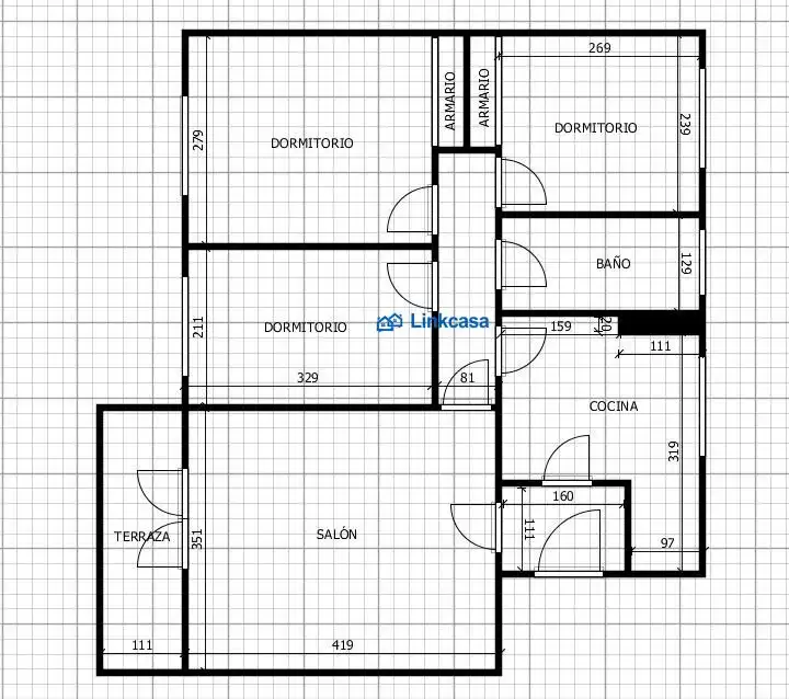 Piso en venta en Madrid con Calefacción, Parquet y Terraza